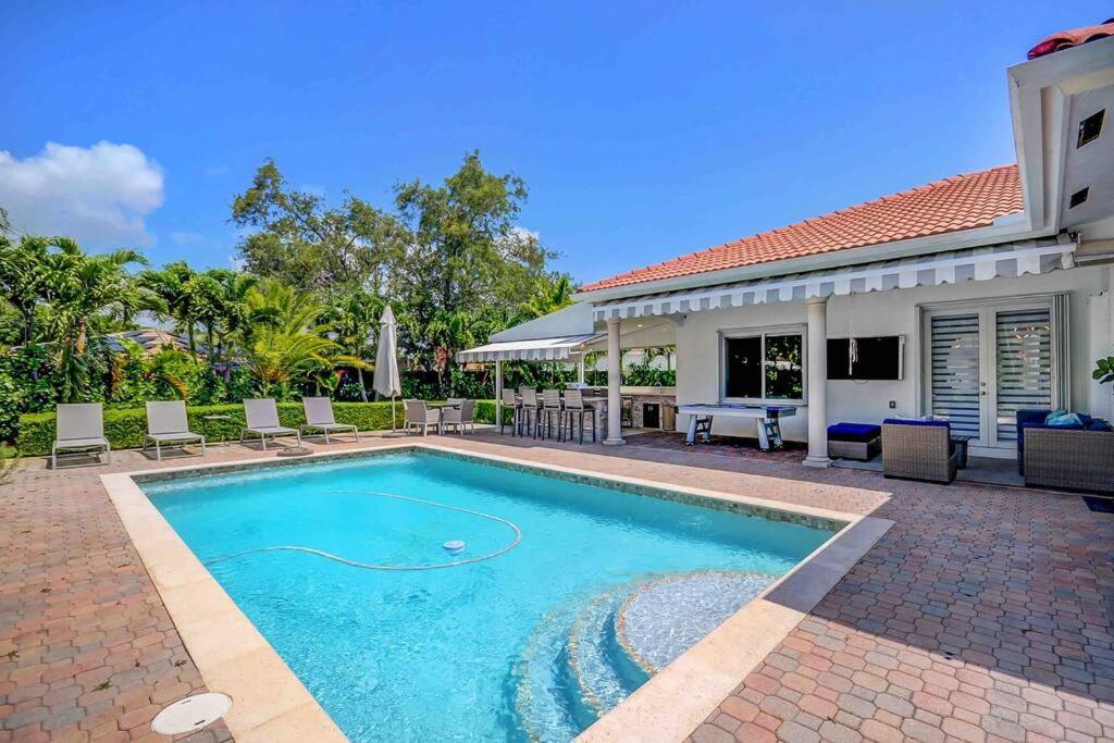 Miami 5Br Villa W Heated Pool, Games & Bbq L01 Cutler Bay Bagian luar foto