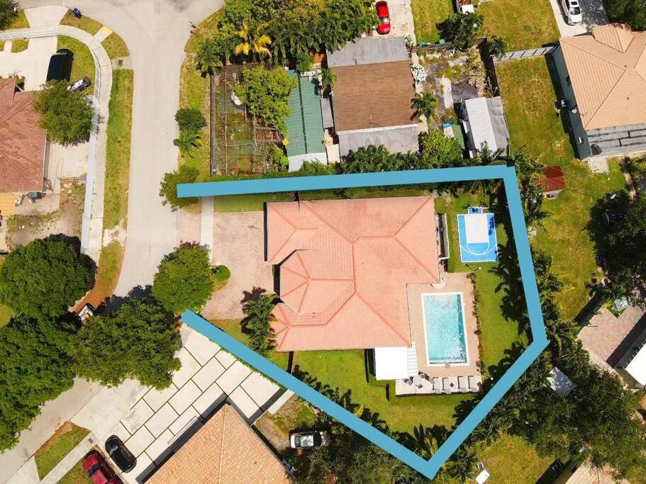 Miami 5Br Villa W Heated Pool, Games & Bbq L01 Cutler Bay Bagian luar foto