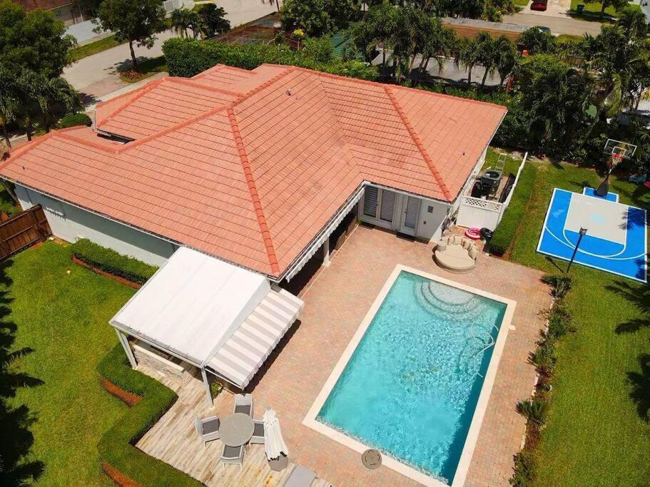 Miami 5Br Villa W Heated Pool, Games & Bbq L01 Cutler Bay Bagian luar foto