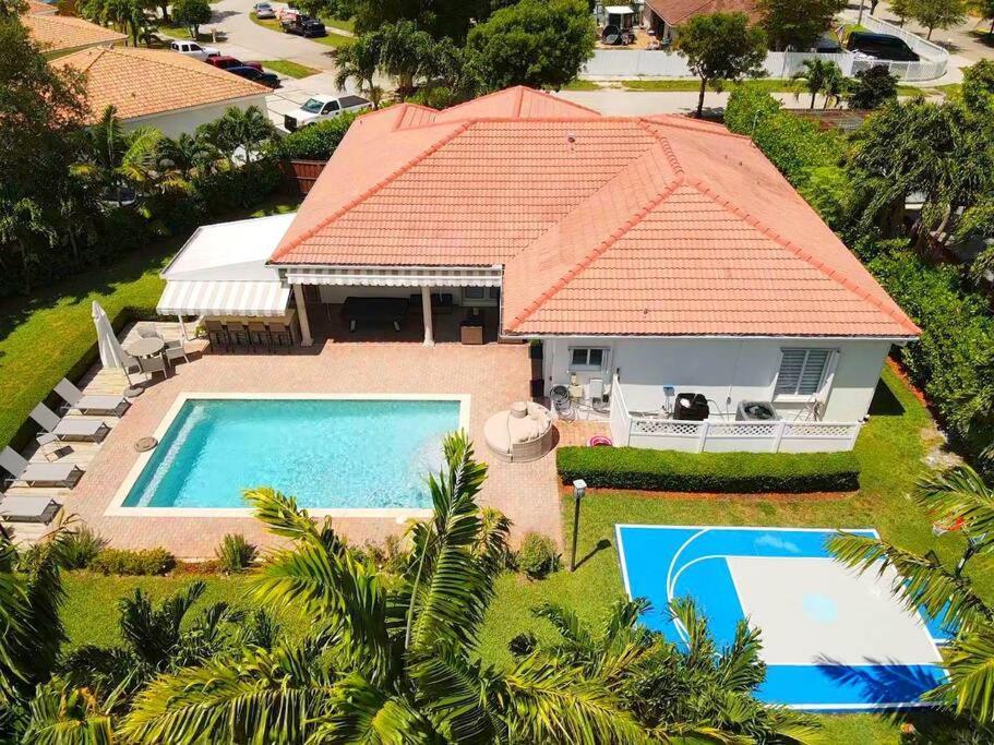 Miami 5Br Villa W Heated Pool, Games & Bbq L01 Cutler Bay Bagian luar foto
