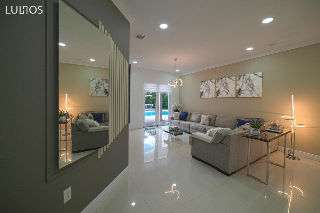 Miami 5Br Villa W Heated Pool, Games & Bbq L01 Cutler Bay Bagian luar foto